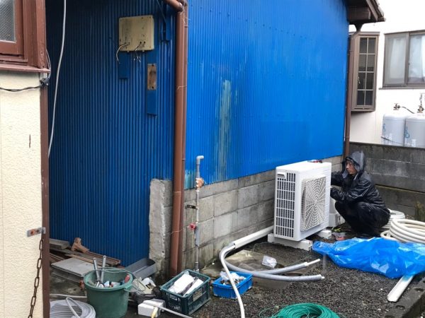 【宮崎県都城市 N様邸】エコキュート工事