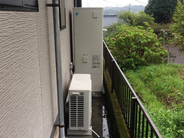 【宮崎県都城市 K様邸】エコキュート工事