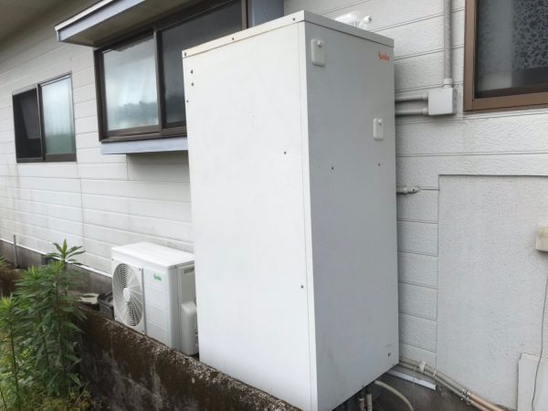 【宮崎県都城市 W様邸】エコキュート工事