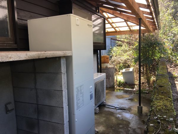 【宮崎県日南市 K様邸】エコキュート工事
