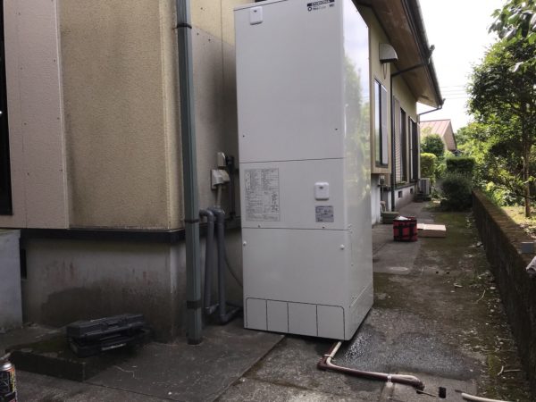 【宮崎県都城市 G様邸】エコキュート工事