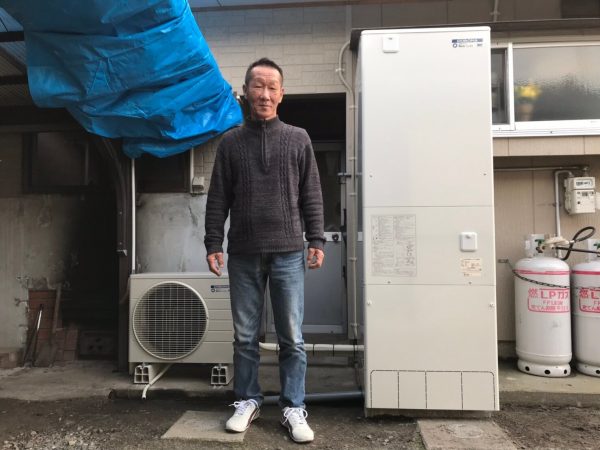 【宮崎県都城市 Y様邸】エコキュート工事