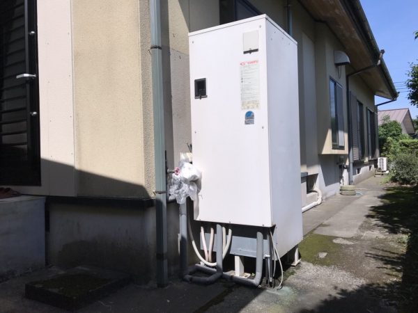 【宮崎県都城市 G様邸】エコキュート工事