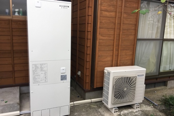 【宮崎県都城市　F様邸】エコキュート工事