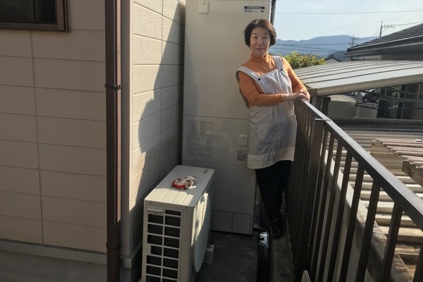 【宮崎県都城市 H様邸】エコキュート工事