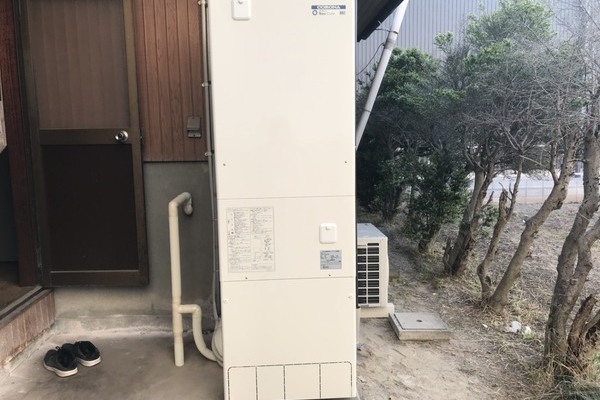 【岐阜県各務原市 Ｋ様邸】エコキュート工事