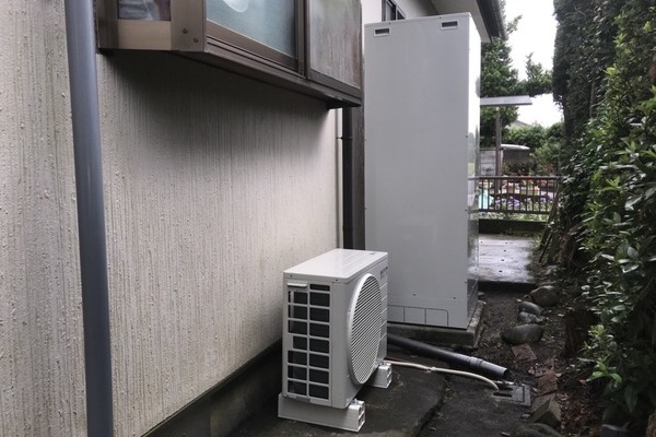 【宮崎県都城市 H様邸】エコキュート工事