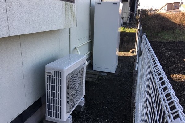 【宮崎県都城市 Ｈ様邸】エコキュート工事